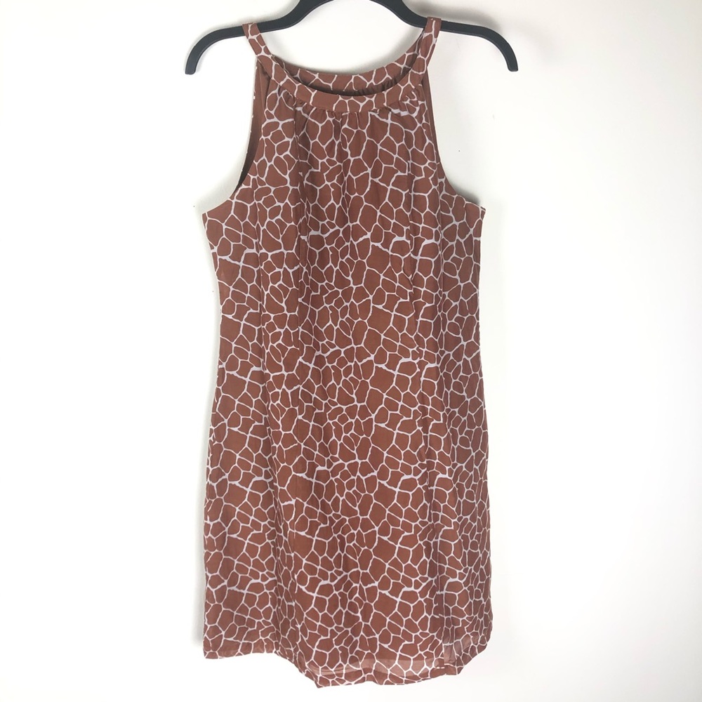 Merona | Giraffe Print Halter Dress